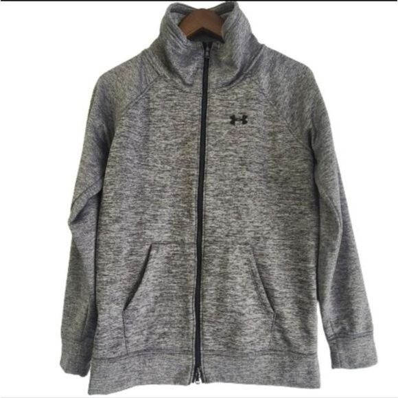 Under Armour Women Full Zip High Neck ColdGear Storm Hybrid Loose Jacket Small - Picture 1 of 8
